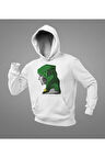 Marvel Doctor Doom Baskılı Unisex Oversize Hoodie