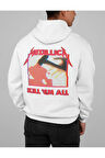 Metallica Kill 'Em All Yazılı Unisex Oversize Müzik Grubu Hoodie