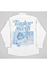 Taylor's Version 1989 Baskılı Unisex Taylor Swift Şarkıcı Cepli Gömlek