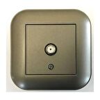 Ovivo Loft Antrasit Uydu F Konnektör