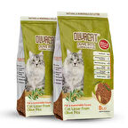 Zeytin Çekirdeğinden Üretilen Aktif Karbonlu Tozsuz Doğal Kedi Kumu 8L x 2 Adet