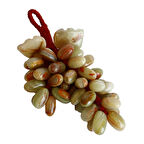 Doğal Oniks Taş 50 Taneli Üzüm Dekor – Feng Shui Bereket ve Bolluk Sembolü, El Yapımı Şık Ev Aksesuarı