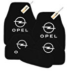 Siyah Renk Opel Logolu Araç Halı Paspas Seti – 5’li Kaymaz Oto Paspas Takımı