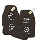 Antrasit Renk Opel Logolu Araç Halı Paspas Seti – 5’li Kaymaz Oto Paspas Takımı