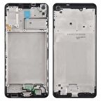 Samsung Galaxy A21S A217F İle Uyumlu Orta Kasa Ekran Çıtası Siyah