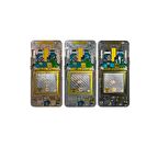 Samsung Galaxy A80 A805F İle Uyumlu Orta Kasa Ekran Çıtası Altın