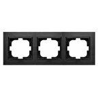 Ovivo Quantum 3'lü Çerçeve Siyah