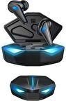 Moonshop K-55 True Kablosuz Oyuncu Kulaklığı Işıklı Kulakiçi Bluetooth Kulaklık