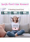 Premium Özel Gün Masaj Kemeri Regl Ağrıları Titreşimli 3 Mod 40-50 Derece Isı Veren Kemer