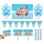 Kişiye Özel Bebek Mevlüt Süsleme Seti Mavi