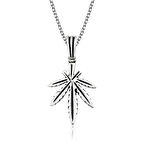 925 Ayar Gümüş Çınar Yaprağı Kadın Gümüş Kolye