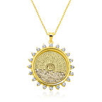 925 Ayar Gümüş Esmaül Hüsna Kadın Gümüş Kolye