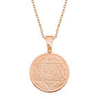 ​925 Ayar Gümüş Süleyman Mührü Gümüş Kolye