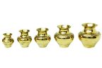 Vazo Minik 5'li set Tamamı Pirinç Dekoratif Hediyelik