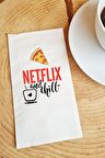 Sunum Peçetesi Netflix and chill yazılı Kağıt peçete