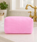 Peluş Seyahat Çantası (Kısa Tüylü) - Yumuşak ve Şık Tasarım