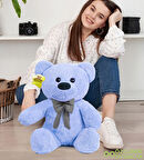 Tatlı Papyonlu Peluş Ayıcık – Sevimli Oturan Ayı, Çocuk Hediyesi