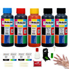 PERFECTİON Canon Uyumlu E3640 PG46 - CL56 Kartuş Mürekkep Dolum Seti Aparatlı 5x100 gr.