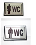 Büyük Boy Bay-Bayan Wc Yönlendirme Tabelası 13 X 8 Cm