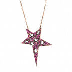 Yıldız Gümüş Kolye SB376