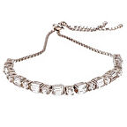 Pırlanta Modeli Gümüş Bileklik SB548