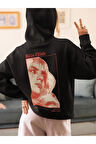 Tasarım Billie Eilish Baskılı Unisex Oversize Şarkıcı Hoodie