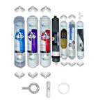 PWS Kapalı Kasa Su Arıtma Cihazı  STD 7li Platinium mebran B12 Alkali+şeffaf mineral+gümüş iyon