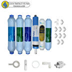 Fluxtek Kapalı Kasa Su arıtma cihazlarına  Uluslar arası Sertifikalı 6lı B12 alkali Pallas mebran