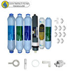 Fluxtek Kapalı Kasa Su arıtma cihazlarına Uluslar arası Sertifikalı 6lı B12 alkali Platinium mebran