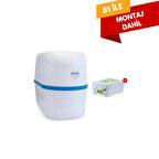 Pera Water Merkoplus  6 aşamalı mineralli+basınç düşürücülü kapalı kasa Pompalı su arıtma cihazı