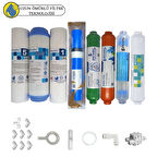 Purefer Açık kasa çift sediment Sertifikalı 8li Vontron Helixfil  mebran mineral+alkali+detox