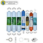 Puricom  Kapalı kasa su arıtma cihazlarına Sertifikalı 7li B12 alkali+ Pallas mebran    mineral