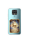 Tecno Camon 16 ile Uyumlu Burç Kartları Oğlak Tasarımlı Şeffaf Silikon Kılıf