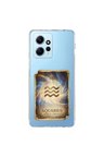 Redmi Note 12 4G ile Uyumlu Burç Kartları Kova Tasarımlı Şeffaf Silikon Kılıf