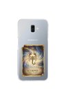 Samsung Galaxy J6+ Plus ile Uyumlu Burç Kartları Akrep Tasarımlı Şeffaf Silikon Kılıf
