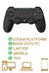 PS4 Kol Wireless Bt Kablosuz Oyun Kolu Ps4 Joystick Tablet Telefon Pc Uyumlu Titreşimli Oyun Kolu