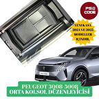 Peugeot 3008 P64 E-3008 2024  Orta Konsol Kolçak Saklama Kutusu, Kolçak Düzenleyici