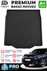 S-Dizayn Citroen C4X İnce Stepne 3D Pro Bagaj Havuzu 2023 Üzeri A+ Kalite