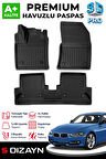 S-Dizayn Bmw 3 Serisi F30 3D Pro Havuzlu Paspas 2012-2019 A+ Kalite