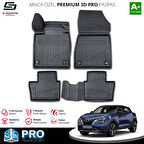S-Dizayn Nissan Juke 3D Pro Havuzlu Paspas 2019 Üzeri A+ Kalite
