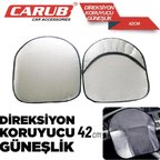 Carub Araç Direksiyon Güneşliği Araba Oto Direksiyon Güneşlik Direksiyon Güneş Koruyucu 42cm