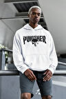 Punisher Yazılı Unisex Oversize Tasarım Film Hoodie