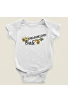 Babaannesinin Balı Yazılı Pamuklu Yumuşak Unisex Çıtçıtlı Body Zıbın