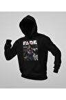 Unisex Fade Karakter Baskılı Unisex Oversize Vallorant Hoodie