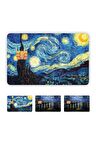 4 Adet Van Gogh Kart Kaplama Sticker Kart Etiketi