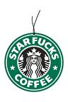 Starfucks Coffe Tasarımlı Dekoratif Araba Oto Kokusu Ve Aksesuarı