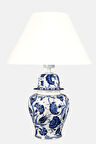 qdec Bleu Blanc Şah Vazo Abajur Lale Karanfil K.Beyaz
