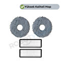 Roborock QRevo L Uyumlu Mop ve Hepa Filtre-4 Parça