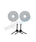 Roborock Q Revo S Siyah Uyumlu Mop ve Yan Fırça-4 Parça