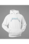 Metallica Yazılı Unisex Oversize Hoodie